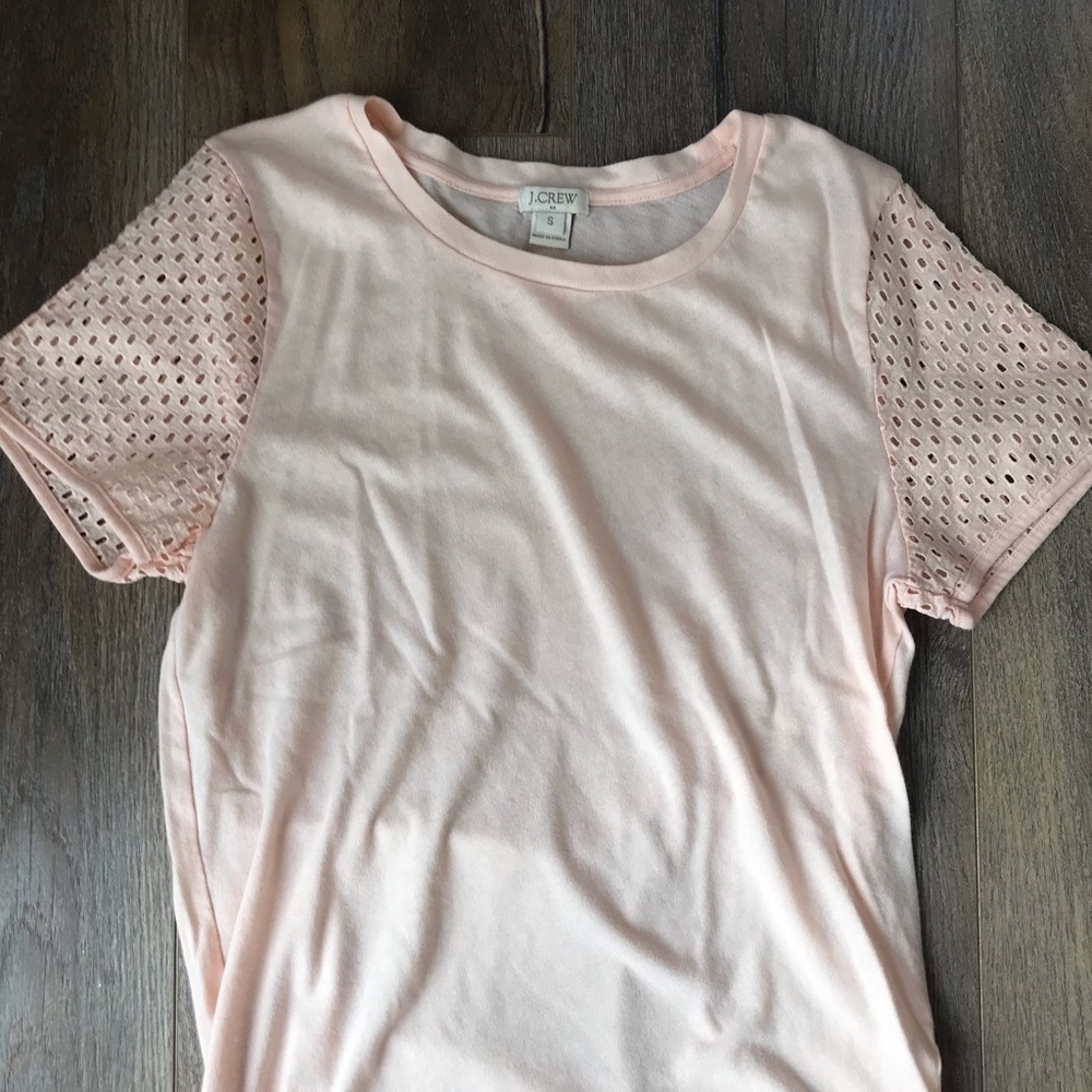 J. Crew- peach/ baby pink T-shirt. S